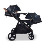 Venice Child Ventura Single to Double Sit-And-Stand Tandem Stroller with 2nd Toddler Seat