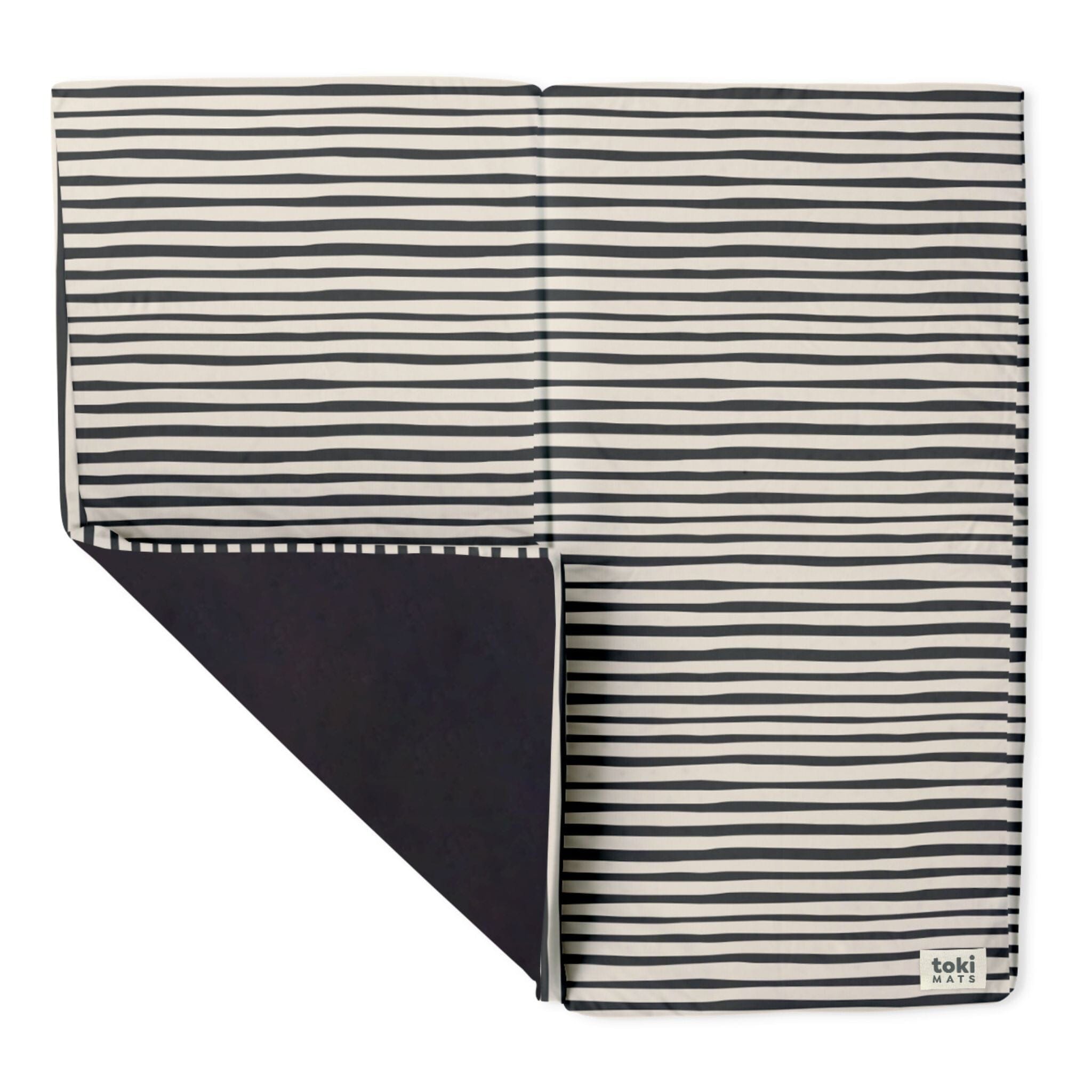Toki Kids Bold Stripe Organic Cotton Mat