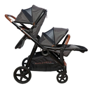 Venice Child Maverick Single to Double Stroller with 2nd Toddler Seat