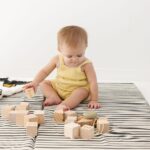 Toki Kids Bold Stripe Organic Cotton Mat