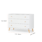 dadada Austin 3-Drawer Dresser
