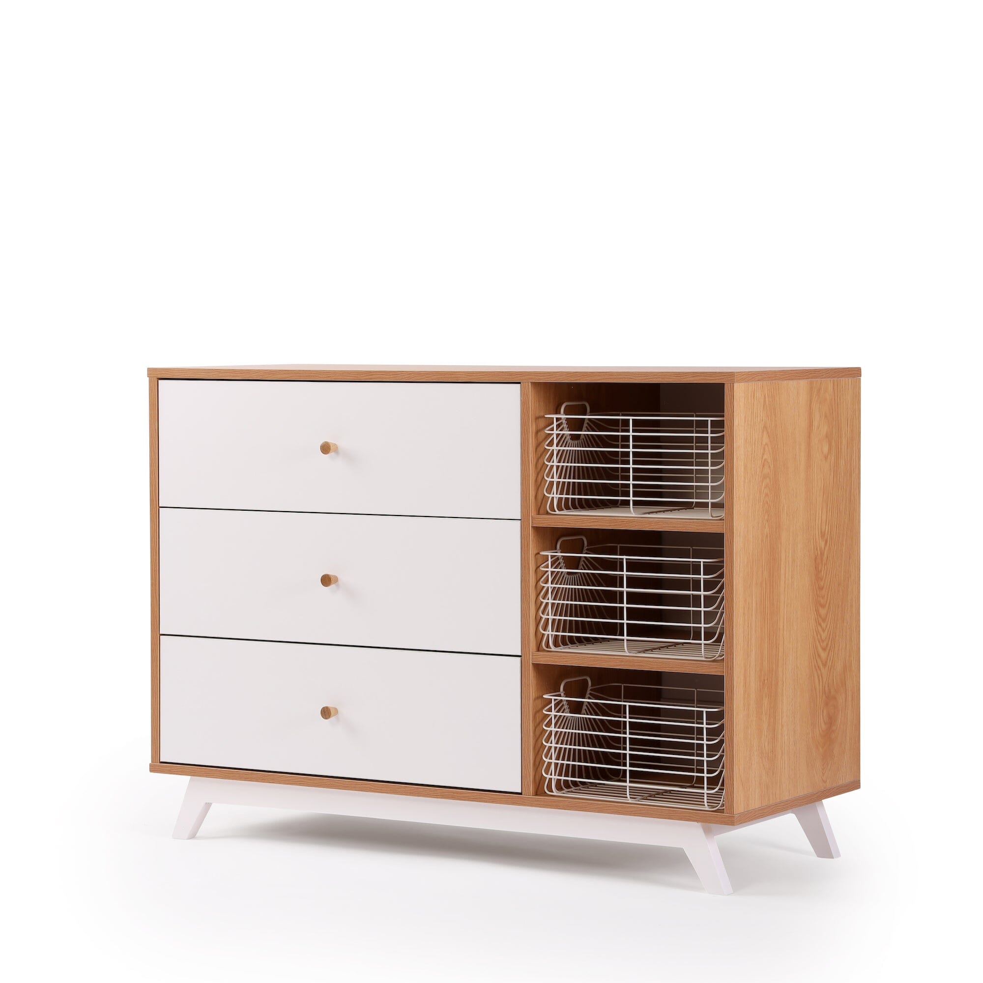 dadada Central Park 3-Drawer / Two Shelves Dresser