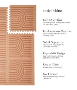Toddlekind USA Haven Playmat in Linear - Camel