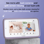 Hubble Connected SkyVision AI Pro Twin with Adjustable Crib Mount