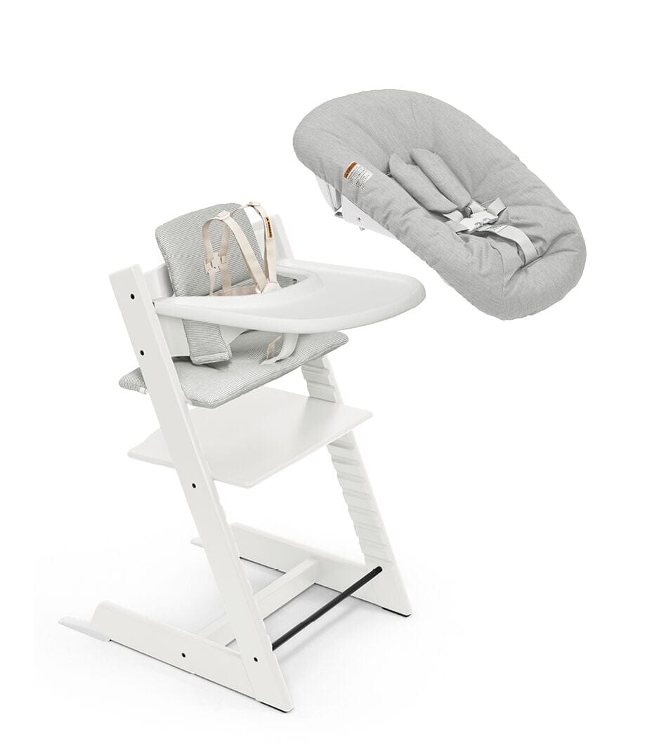 Stokke Tripp Trapp High Chair Newborn Set with Cushion Tray Stokke Tripp Trapp High Chair Newborn Set with Cushion Tray