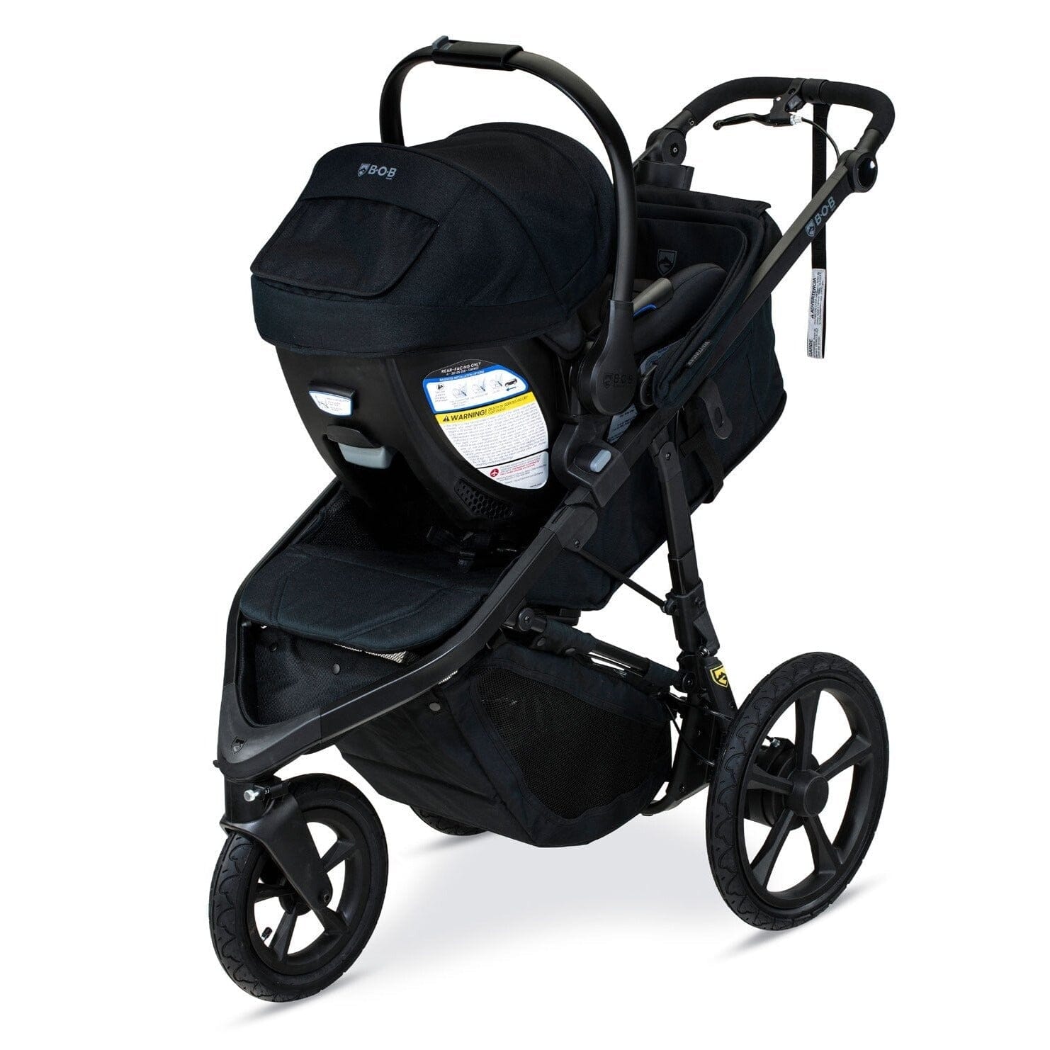 BOB Wayfinder Travel System, Infant Car Seat and Stroller Combo ClickTight in Nightfall
