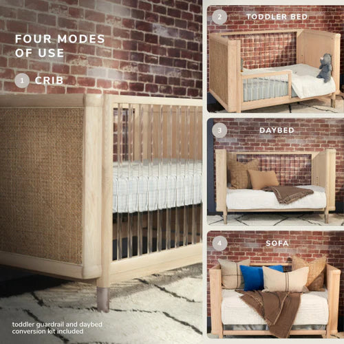 Maxi Cosi Brisa 4-in-1 Convertible Crib with Toddler Bed/Daybed Conversion Kit