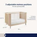 Maxi Cosi Brisa 4-in-1 Convertible Crib with Toddler Bed/Daybed Conversion Kit